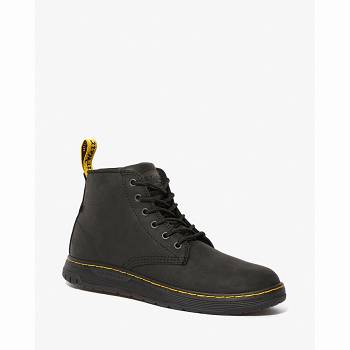 Dr Martens Férfi Ledger Slip Resistant Bőr Munkavédelmi Bakancs Fekete